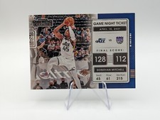 Donovan Mitchell 2021-22 Panini Contenders Game Night Ticket #5 Jazz