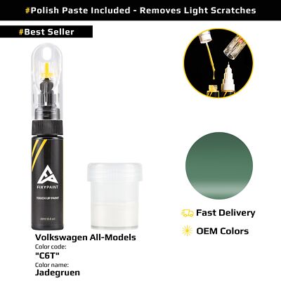 Touch up Paint for Volkswagen All Models Code: C6T Jadegruen