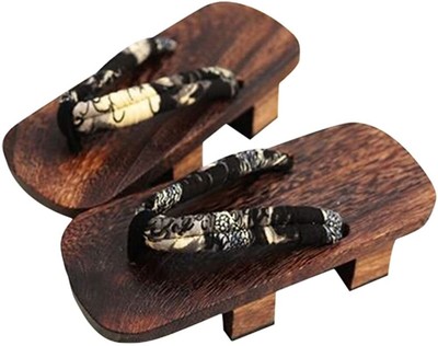 Japanese Sandals Wooden Japan Style Traditional Yukata Kimono Water