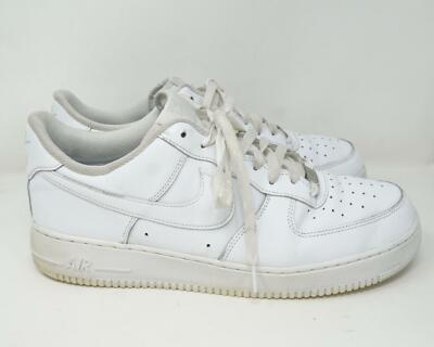 Nike Air Force 1 Low Top Sneakers White Men's US 13