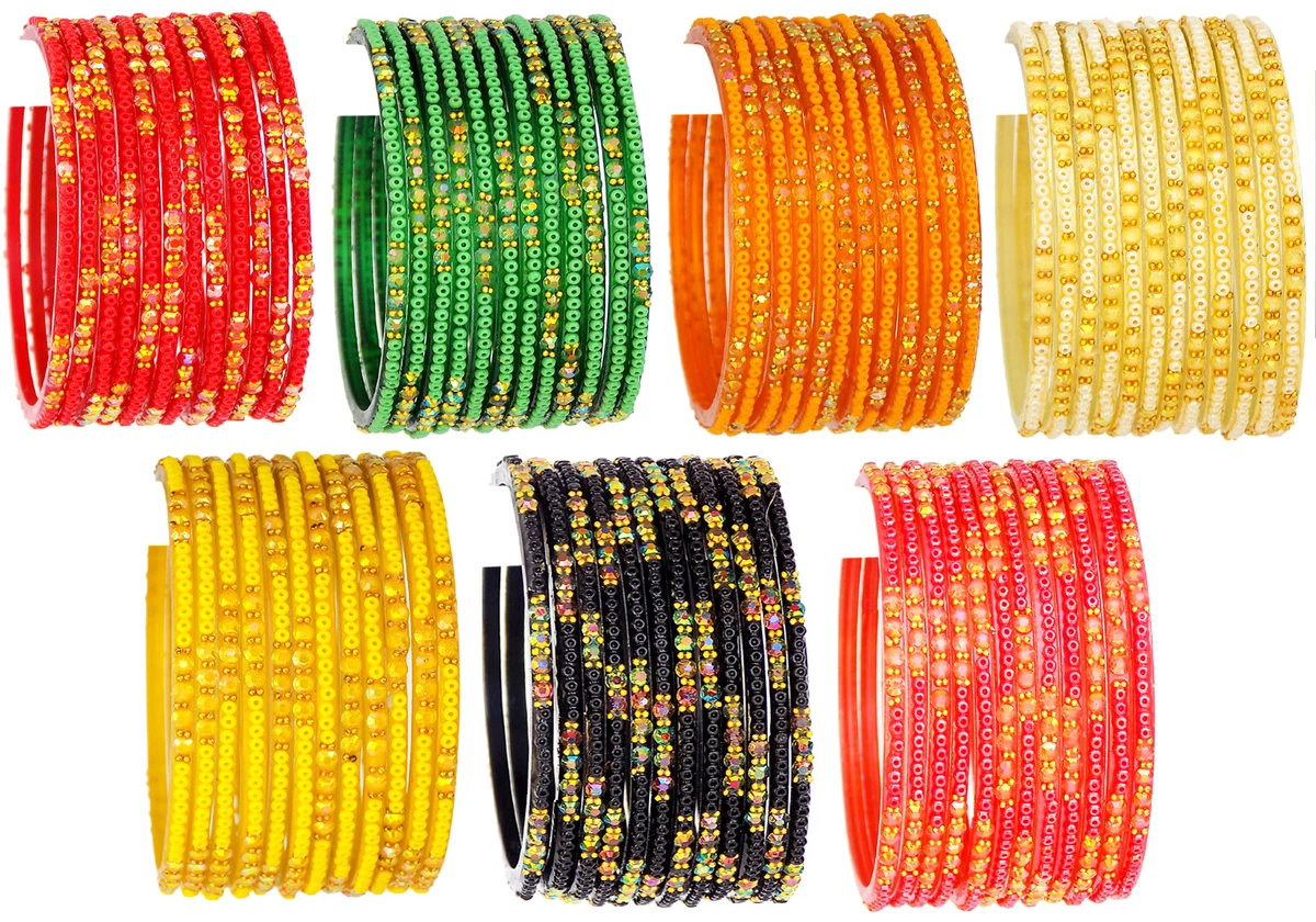 Glass bangles deals