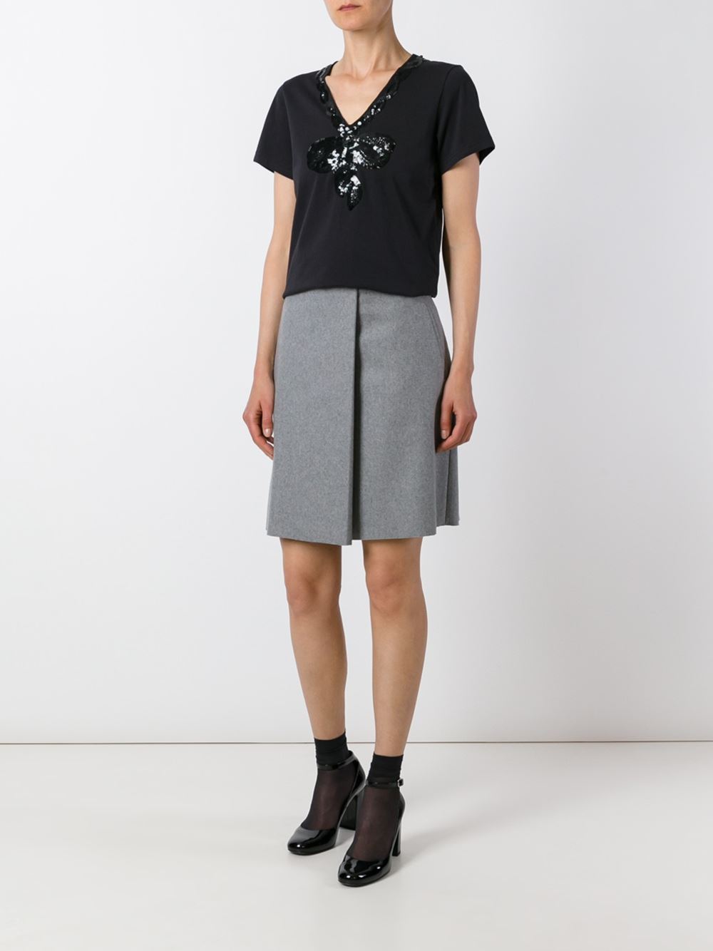 Marc Jacobs Sequinned Bow T-Shirt Women Clothing RRP $250 image 2