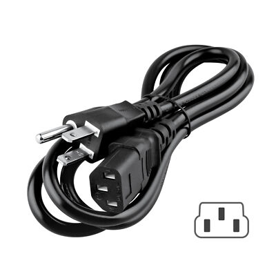 5ft AC Power Cord Cable for Cooks Essentials Pressure Cooker K33957 3-prong Lead