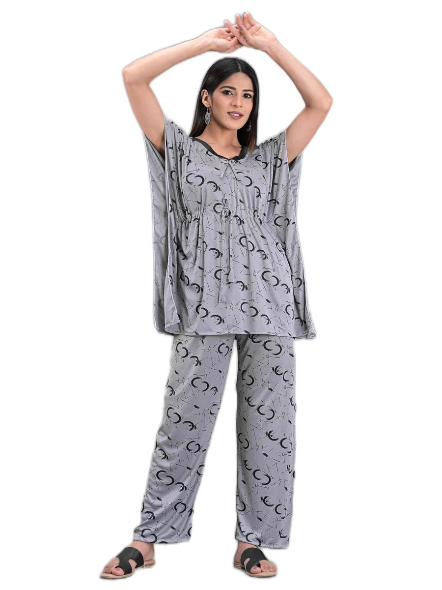 Zigma Poly Cotton Half Sleeves Printed Night Suit for Women | Udaan - B2B  Buying for Retailers