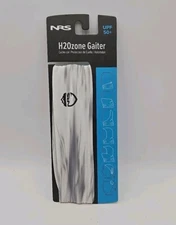 NRS H20zone Gaiter Neck Upf 50+ Sky Camo White Grey New Camping Backpacking Hike