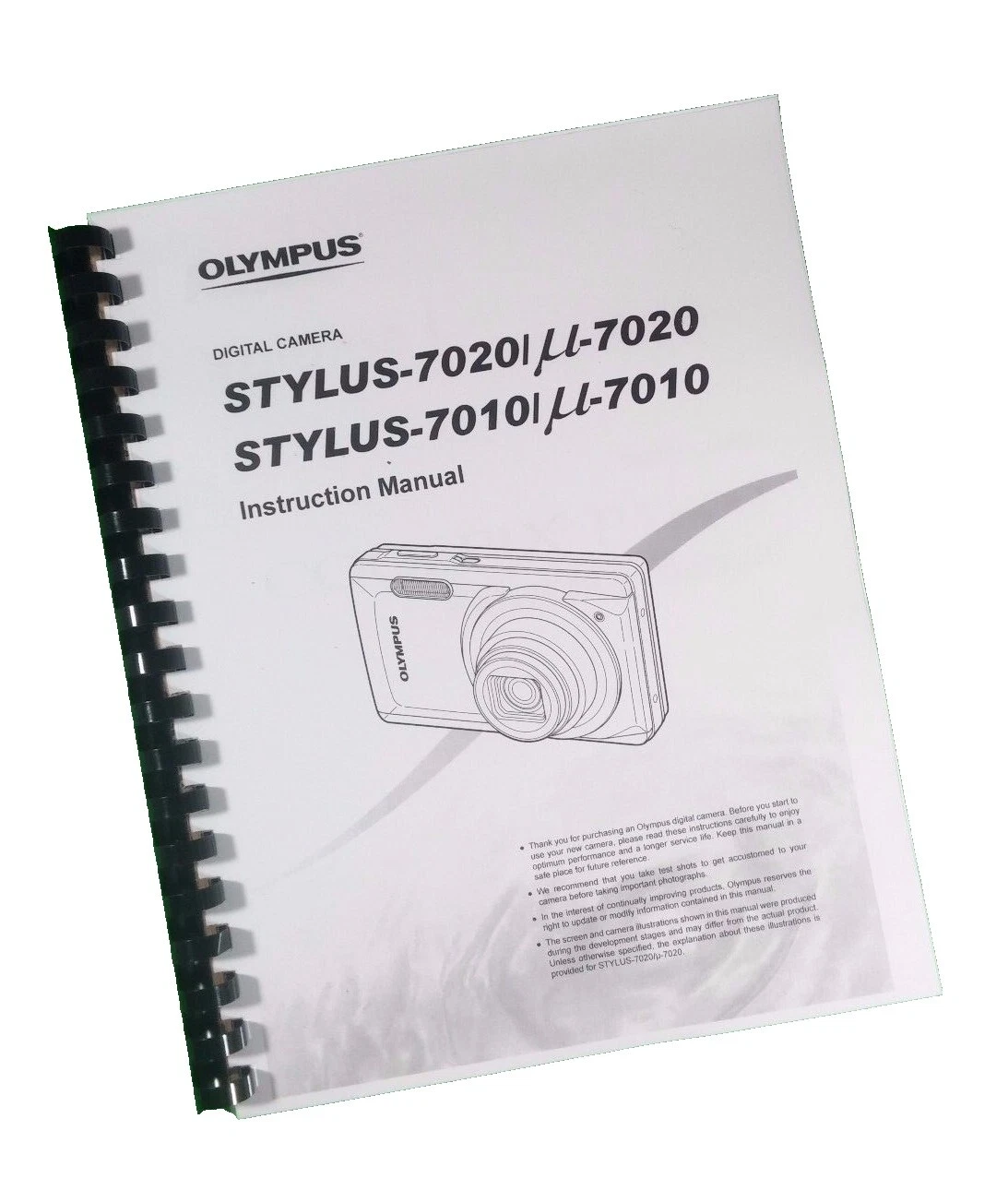 Manuales y guías de cámara para Olympus Stylus