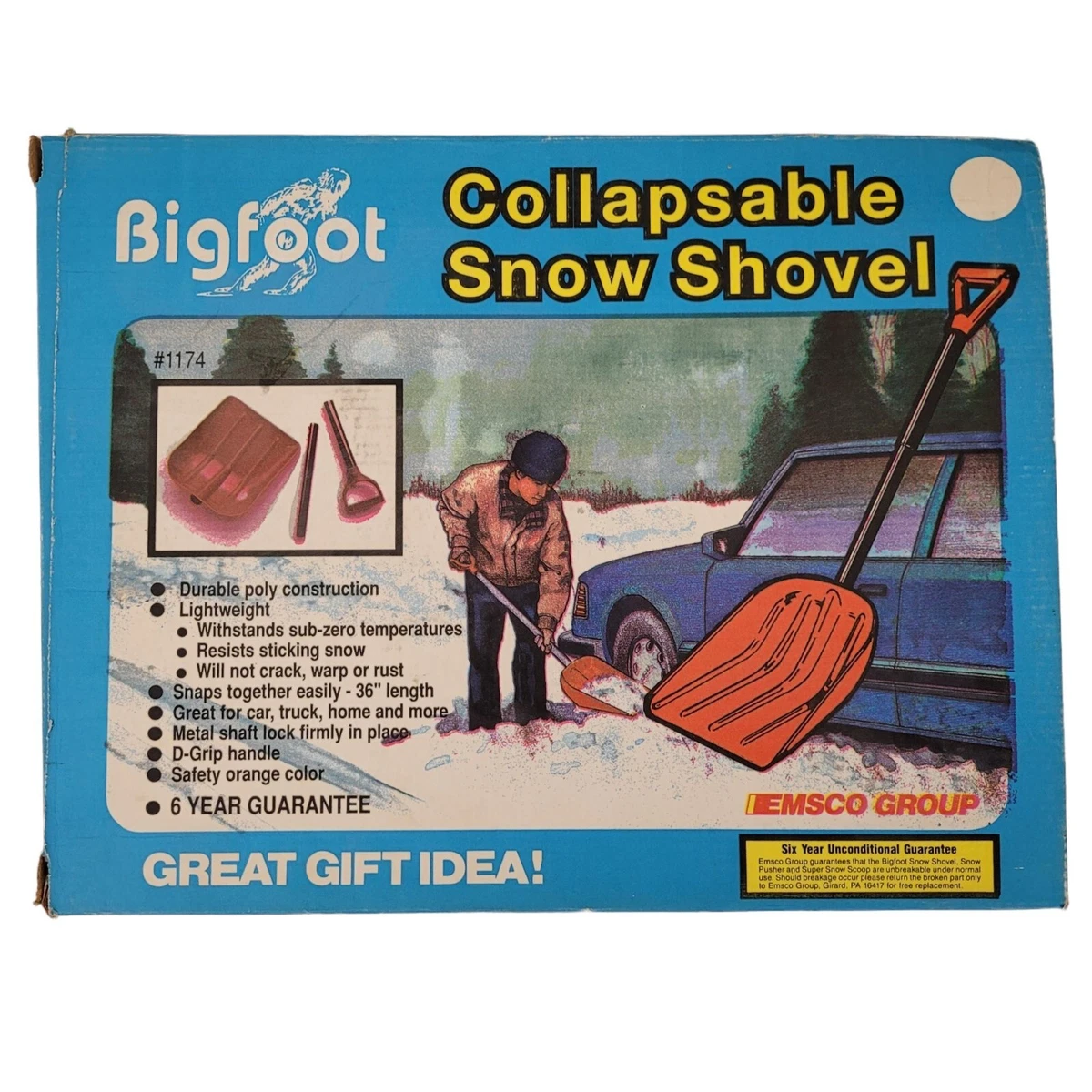 Bigfoot cheap snow shovel