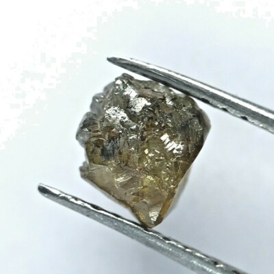 UNCUT RAW DIAMOND 1.21CT GRAYISH BROWN SPARKLING NATURAL IRREGULAR POLYGON SHAPE