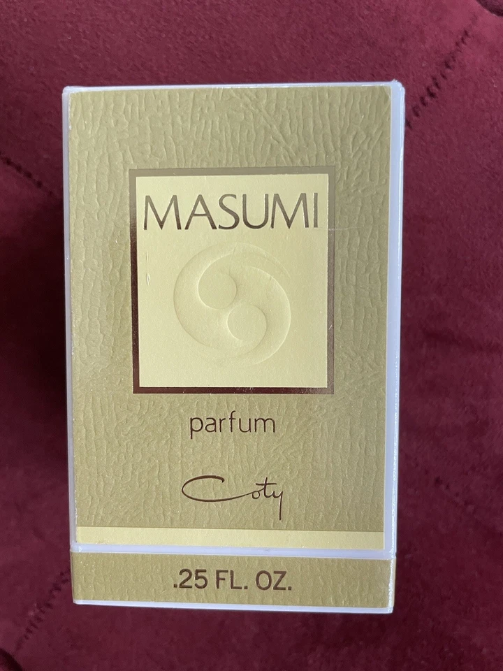 Perfume Masumi 0,25 OZ Por Coty. Vintage. Hecho en Francia.  Nuevo en caja precintada Foto 3 de 3