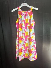 Jude Connally Spring Party Camo White Multicolor Sleeveless Dress - Sz. M - NWT