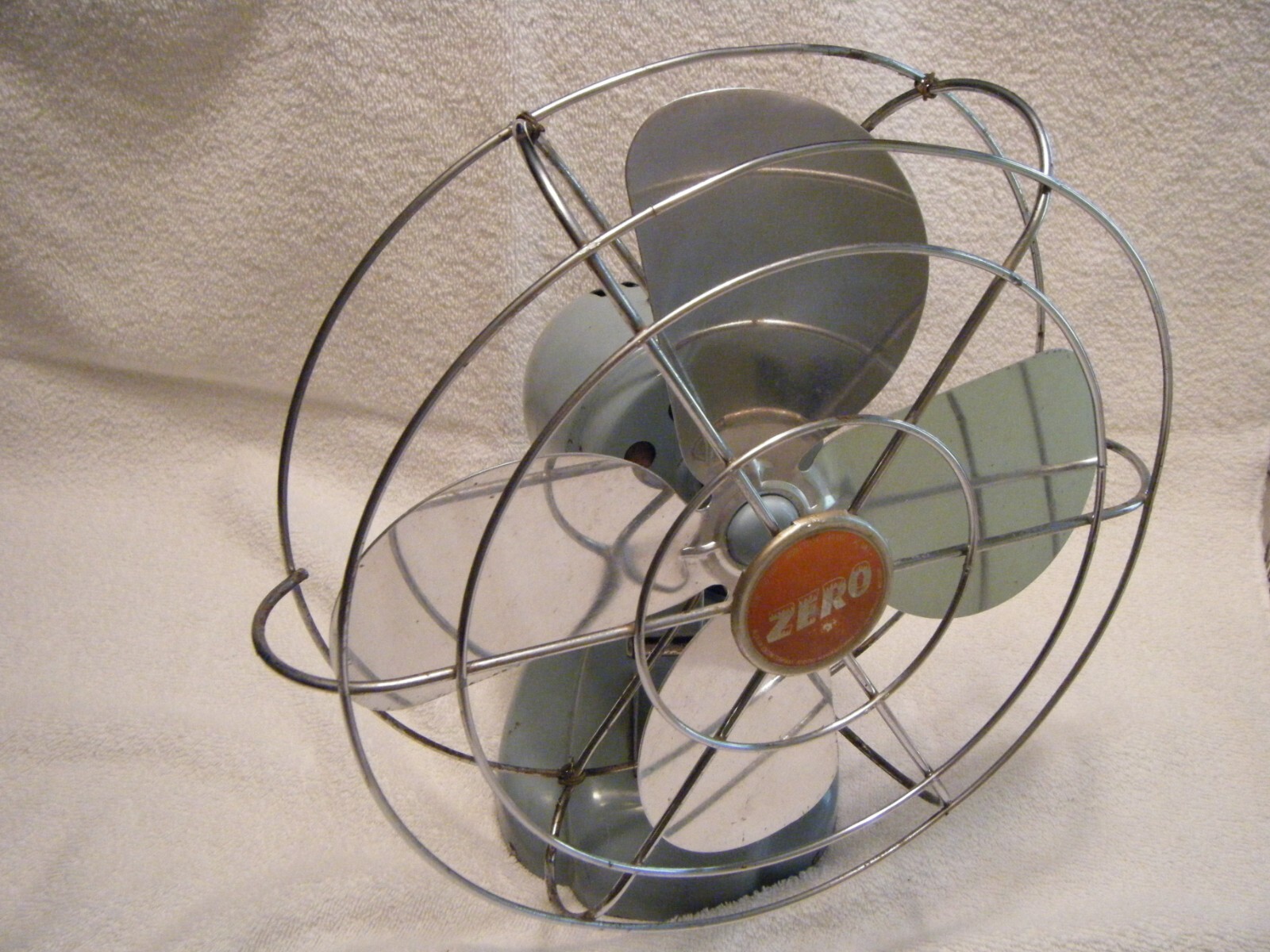 10-inch Blue Zero All Metal Oscillating Table or Wall Electric Fan ST135 3PT8  -image