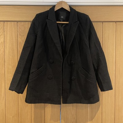 petite black blazer