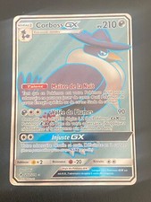 CARTE POKEMON CORBOSS GX 202/214 FR ULTRA RARE SL ALLIANCE INFAILLIBLE - EXC/NM