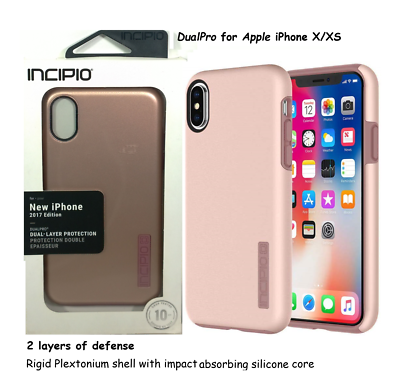 For iPhone X/Xs Incipio Rugged Dual Layer Shock Absorbing Case