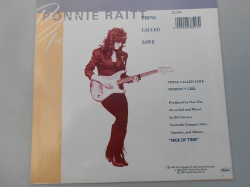 BONNIE RAITT - THING CALLED LOVE / NOBODY'S GIRL 7" SINGLE - REDUCED - Picture 2 of 2