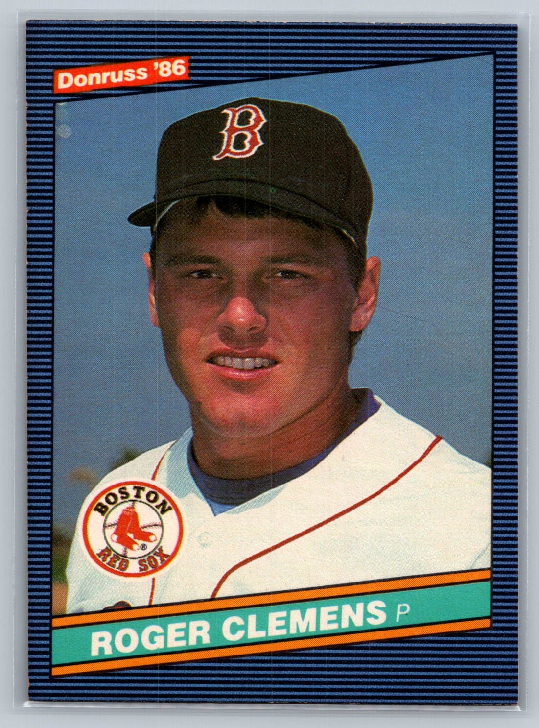 1986 Donruss Roger Clemens #172 Boston Red Sox