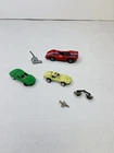 Vintage Hot Wheels Flying Colors Diecast Redline Ferrari 312P Marx Cars Army Pin