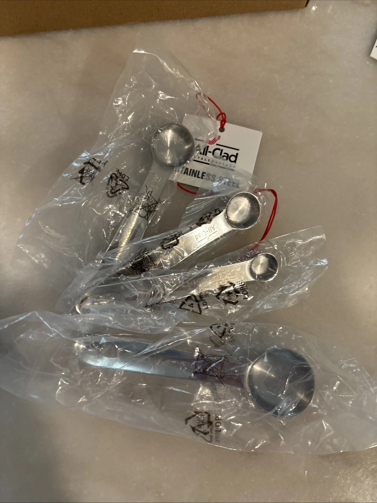 New! All-Clad Polished Stainless Steel Measuring Spoons 4 Pc
Opens in a new window or tab