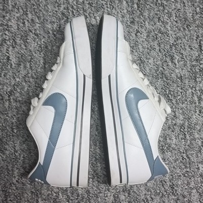 Nike SWEET CLASSIC LEATHER - Farbe: White/Blue Shadow-DRK Obsidian - Gr. 42,5