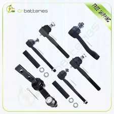 Suspension 8x Idler/Pitman Arm Inner Outer Tie Rods Kit For 97-03 Ford F-150 2WD