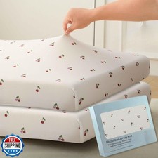SDY 2 Pack Crib Sheets for Boys, Girls,Soft Jersey Fitted Crib Sheet,Cute Pri