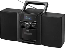 Jensen CD785 Bluetooth Music System CD Cassette AM/FM (Black) [New Speaker] Bl