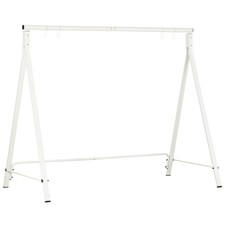 Metal Porch Swing Stand Heavy Duty Swing Frame Hanging Chair Stand Only White