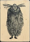 100 Proof Press Banks Islands Tamate Mask Costume Melanesia Rubber Stamp
