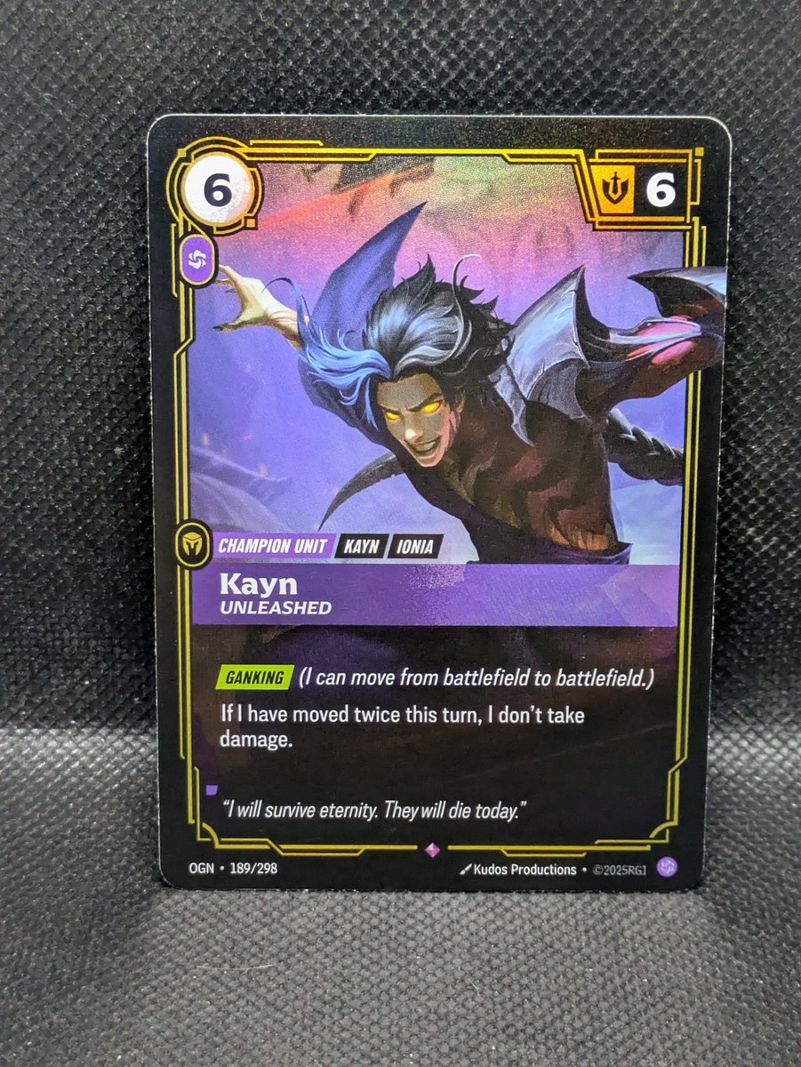 Riftbound - League of Legends TCG: Origins (OGN) - Kayn Unleashed - 189/298  | eBay
