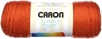 3 Pack Caron Simply Soft Solids Yarn-Pumpkin H97003-9765