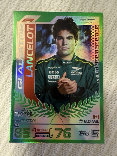 Topps Turbo Attax F1 2024 | Lance Stroll | Gladiator Lancelot | #320