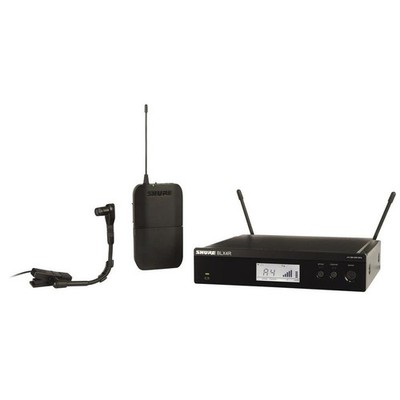 Shure BLX14R/B98 Instrument Wireless System, Includes BLX1 Bodypack Transmitter,