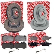 FEBI BREMSSCHEIBEN + BELÄGE VORNE + HINTEN passend für Mercedes CLS C218 X218 FEBI BREMSSCHEIBEN + BELÄGE VORNE + HINTEN passend für Mercedes CLS C218 X218