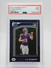 J.J. MCCARTHY 2024 DONRUSS OPTIC RATED ROOKIE STARS PRIZM RC PSA 9 Q0004