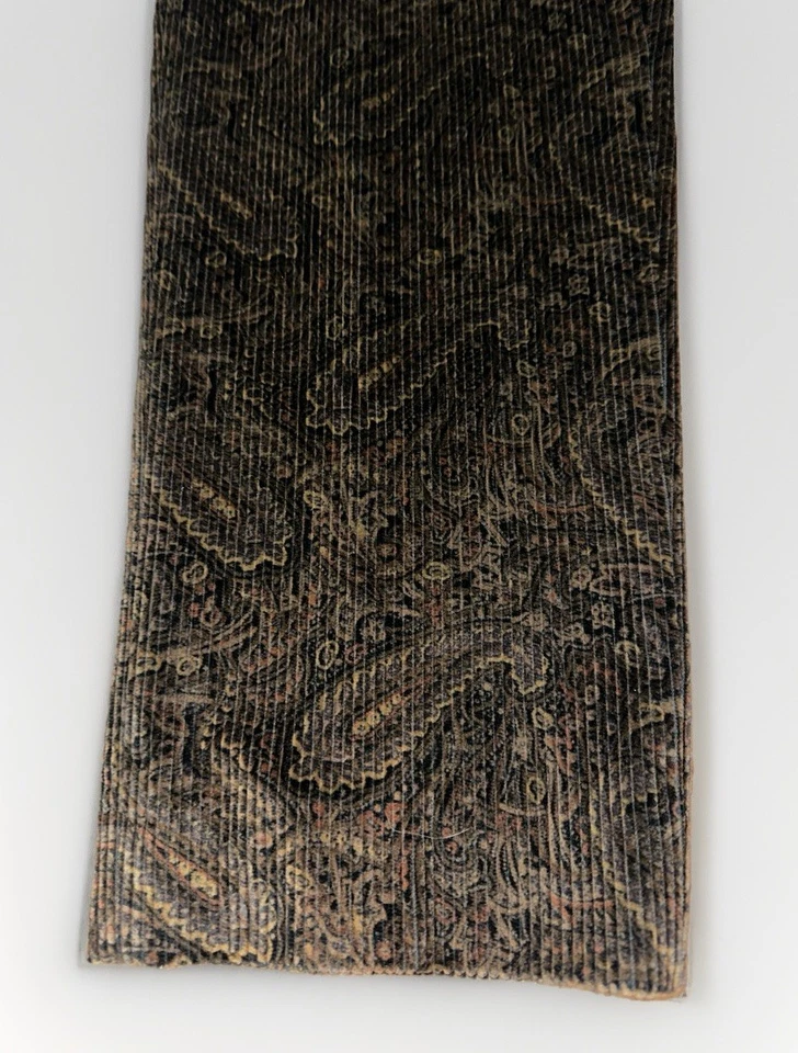 Men’s 36x32 Vintage 90’s Paisley Corduroy Bill’s Khakis Pants preppy Professor  - Image 3 of 4