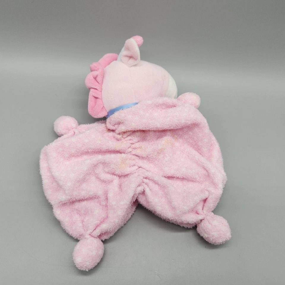 Manta de Seguridad Garanimals Jirafa Rosa Lunares Lovey Anudada Peluche Bebé Juguete Foto 2 de 4