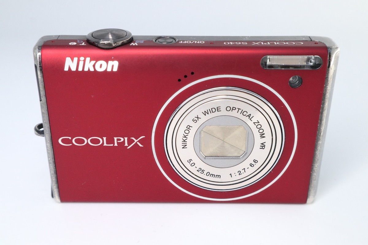 Nikon COOLPIX S640 レッド Nikon COOLPIX S640 Red Compact Digital Camera from JAPAN