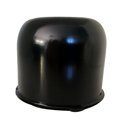 4 x Extreme Wheels OD 108mm x 92mm Long Centre Cap Domes Black Car 4x4 SUV - Picture 4 of 4