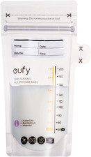 Eufy Security Breast Milk Storage Bags, 7 Oz, 120 Count, Leakproof Disposable