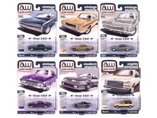 Auto World Premium 2025 Release 2 Set B of 6 pieces 1/64 Diecast Model Cars by A