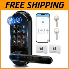 Fingerprint Smart Lock with Keypad & Handle