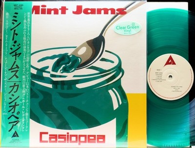 CASIOPEA ''MINT JAMS'' ALFA Japan LP OBI Clear Green Vinyl MINT CITY POP FUSION