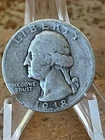 1948  WASHINGTON SILVER QUARTER # NR135