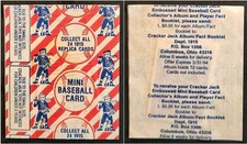 Mordecai “Three Finger” Brown - 1915 Cracker Jack Replica Baseball Card – NOS