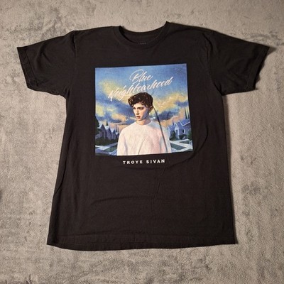 Troye Sivan Blue Neighbourhood Cotton  T-Shirt Full Size Small Short Sleeve 