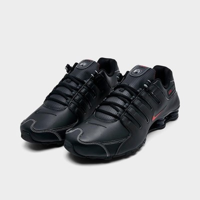 Nike Shox NZ Running Shoes Black / Varsity Red Sz 12 378341 017
