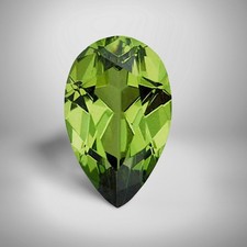 Peridot Pear Cut Gemstone 2 Cts - 9x6 mm AAA Loose Gem