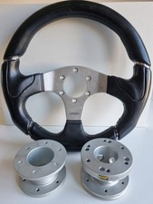 Momo 4733A D32 KBA 70142 Leather Steering Wheel 320mm With OMP & Generic  Boss