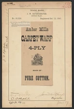 Photo:J. W. Difenderfer for Amber Mills brand Cotton Warp