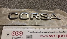 Genuine Vauxhall Opel Corsa C 00-06 Bootlid Rear Emblem Script Badge ‘Corsa’